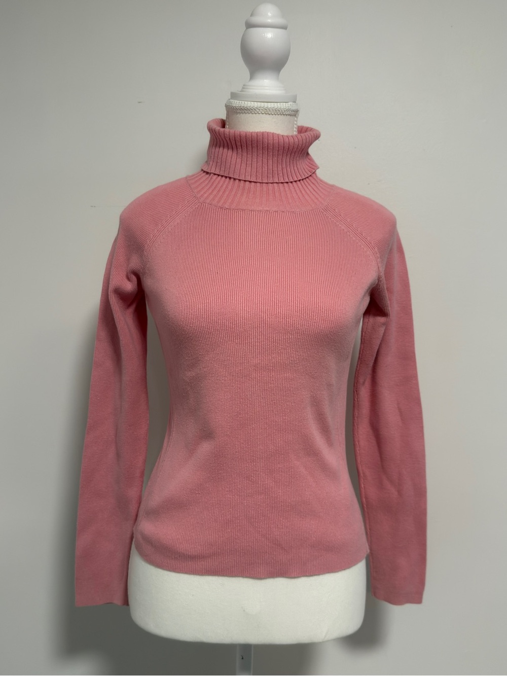Women's Pink Turtleneck Sweater